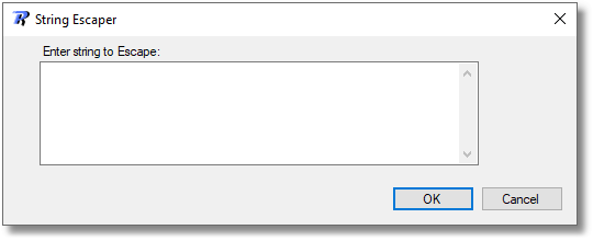 String Escaper Dialog